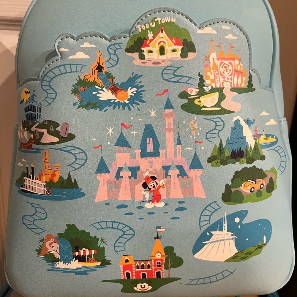 Disneyland 65th anniversary Loungefly backpack
